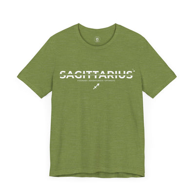 Lead Like a Sagittarius #3 - White on Heather Colors