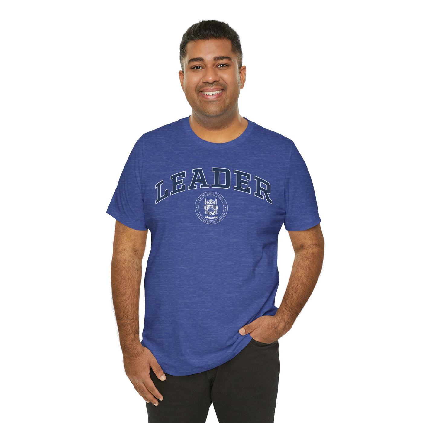 Leader T-Shirt - Blue With NSLS Seal