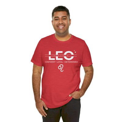 Lead Like a Leo #3 - White on Heather Colors