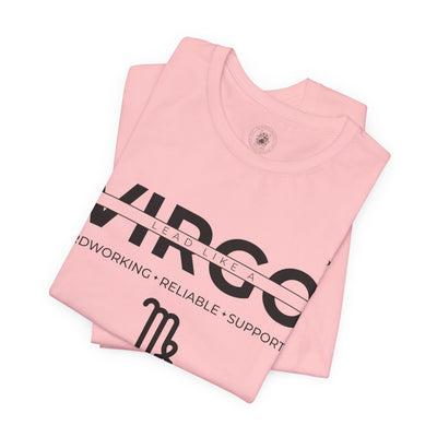 Lead Like a Virgo #3 - Black on Heather Colors