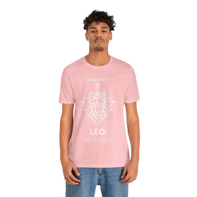 Lead Like a Leo #1 - White on Heather Colors