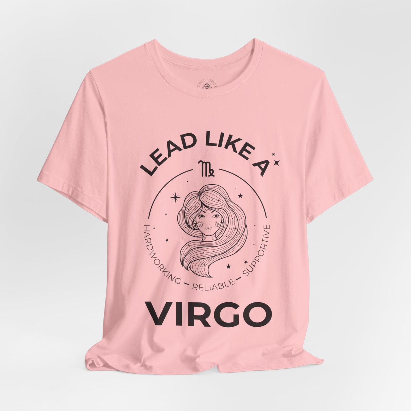 Lead Like a Virgo #2 - Black on Heather Colors