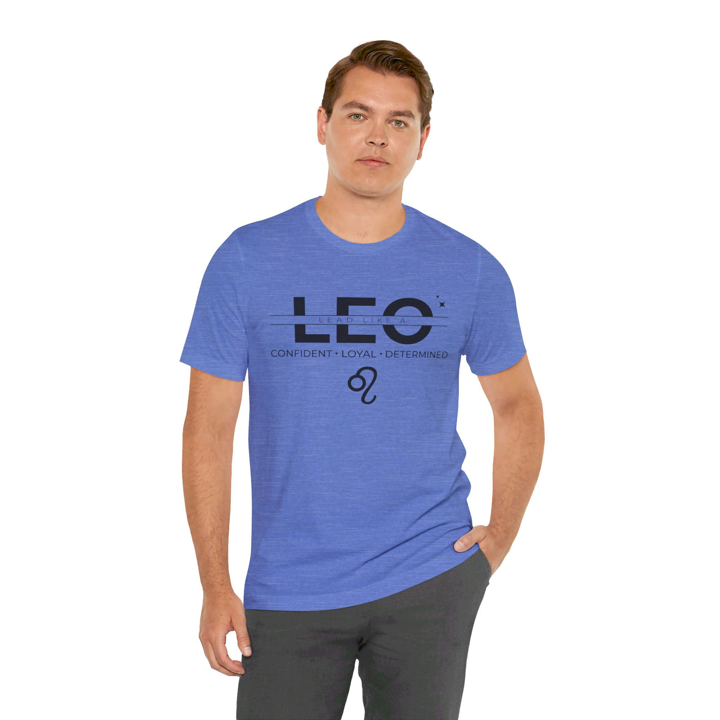 Lead Like a Leo #3 - Black on Heather Colors