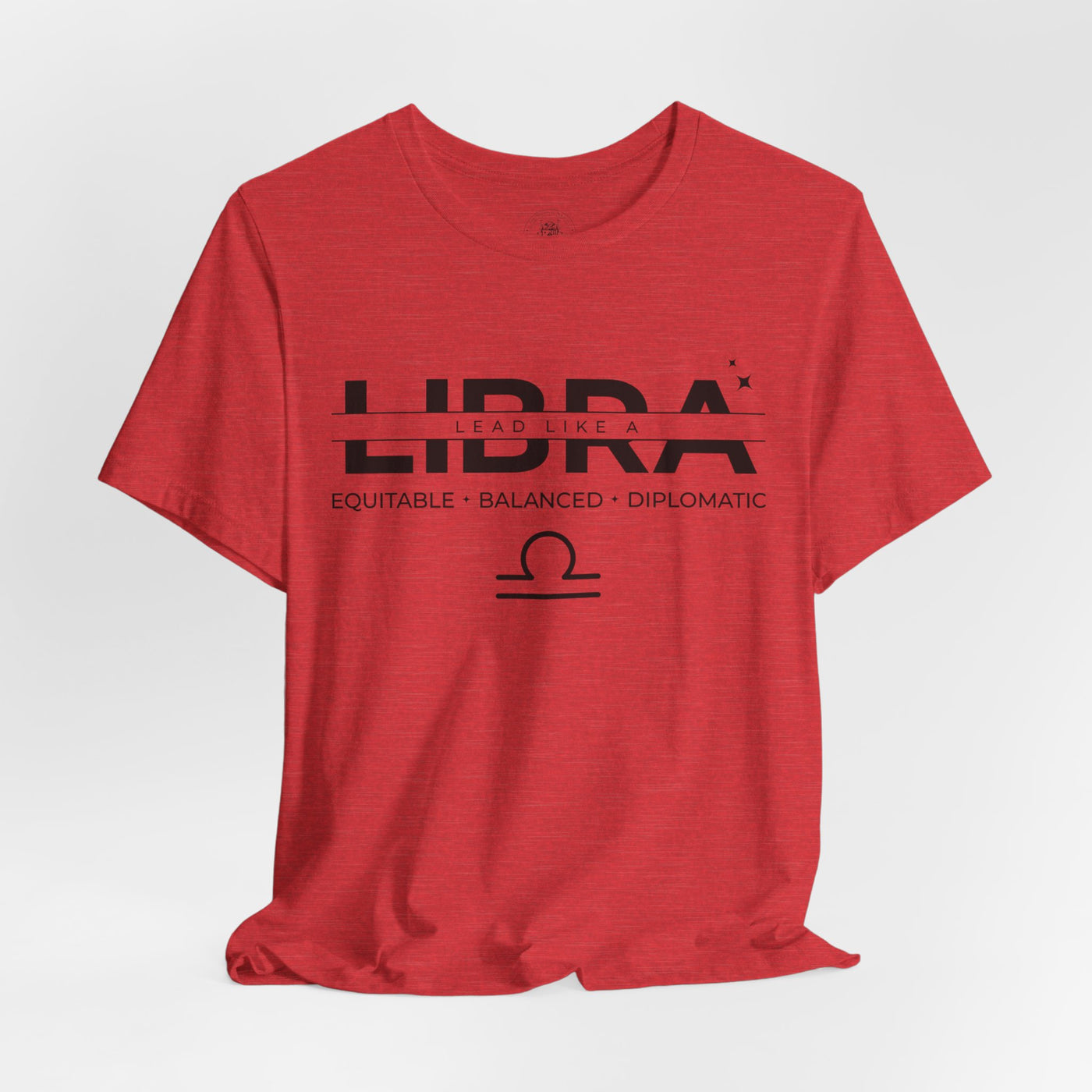 Lead Like a Libra #3 - Black on Heather Colors