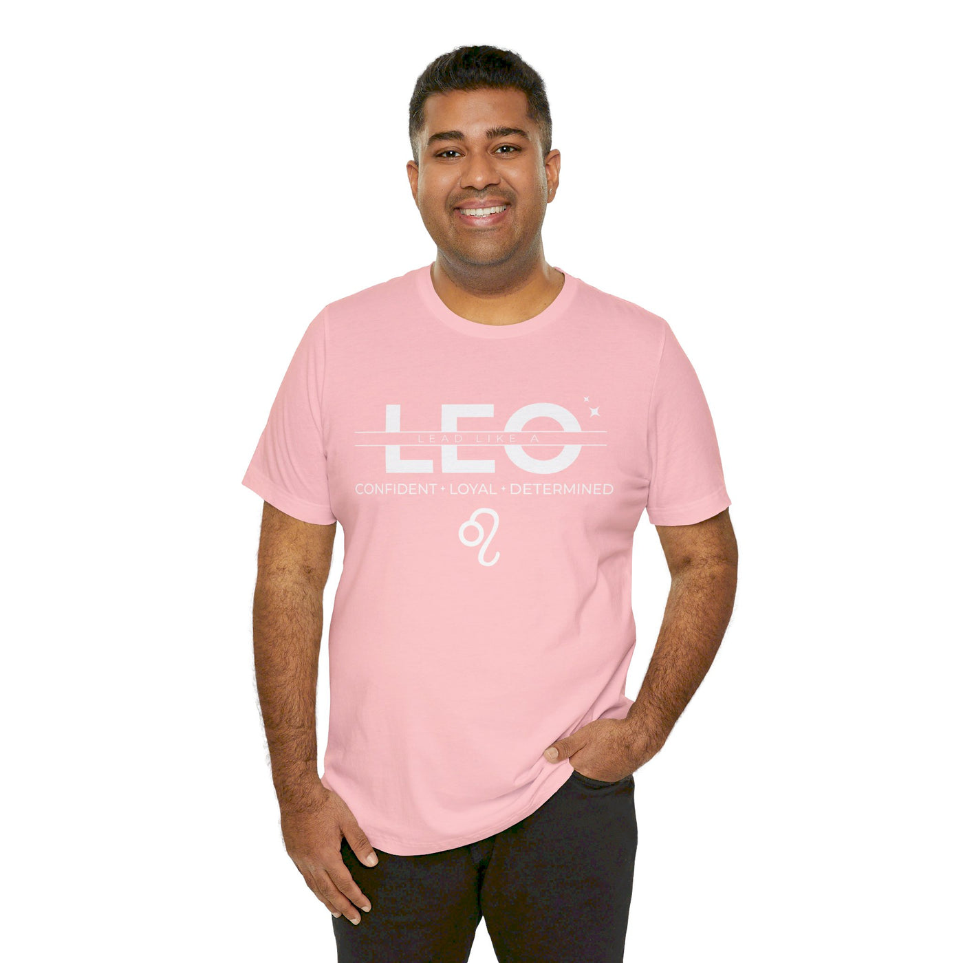 Lead Like a Leo #3 - White on Heather Colors