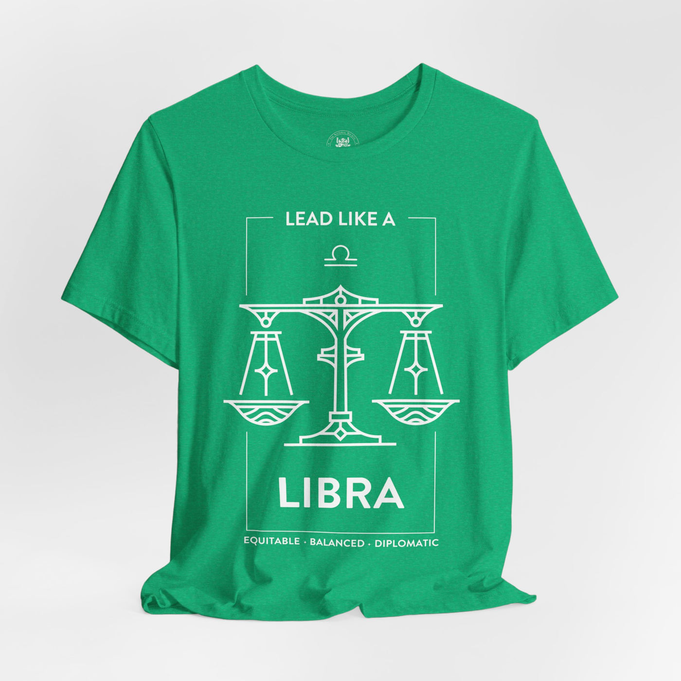 Lead Like a Libra #1 - White on Heather Colors