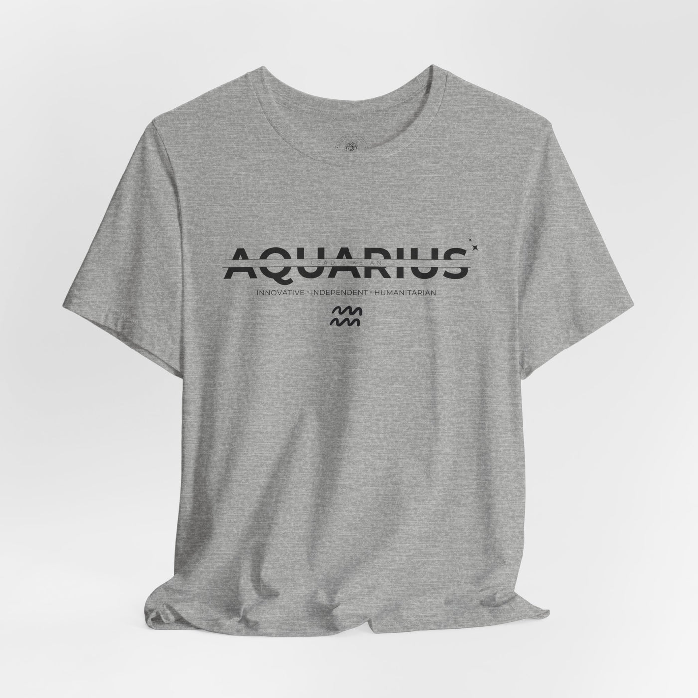 LEAD LIKE an Aquarius #3 - Black on Heather Colors