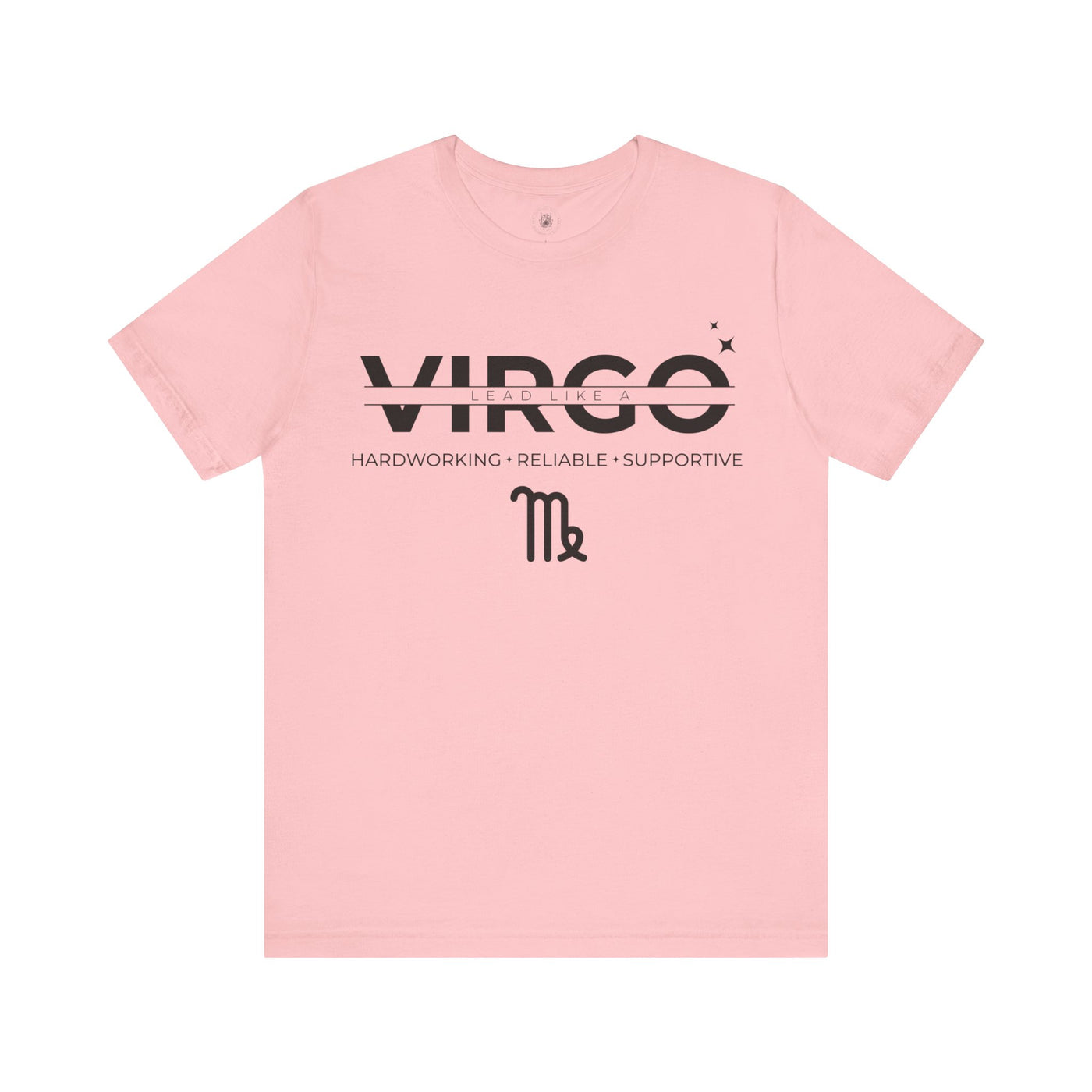 Lead Like a Virgo #3 - Black on Heather Colors