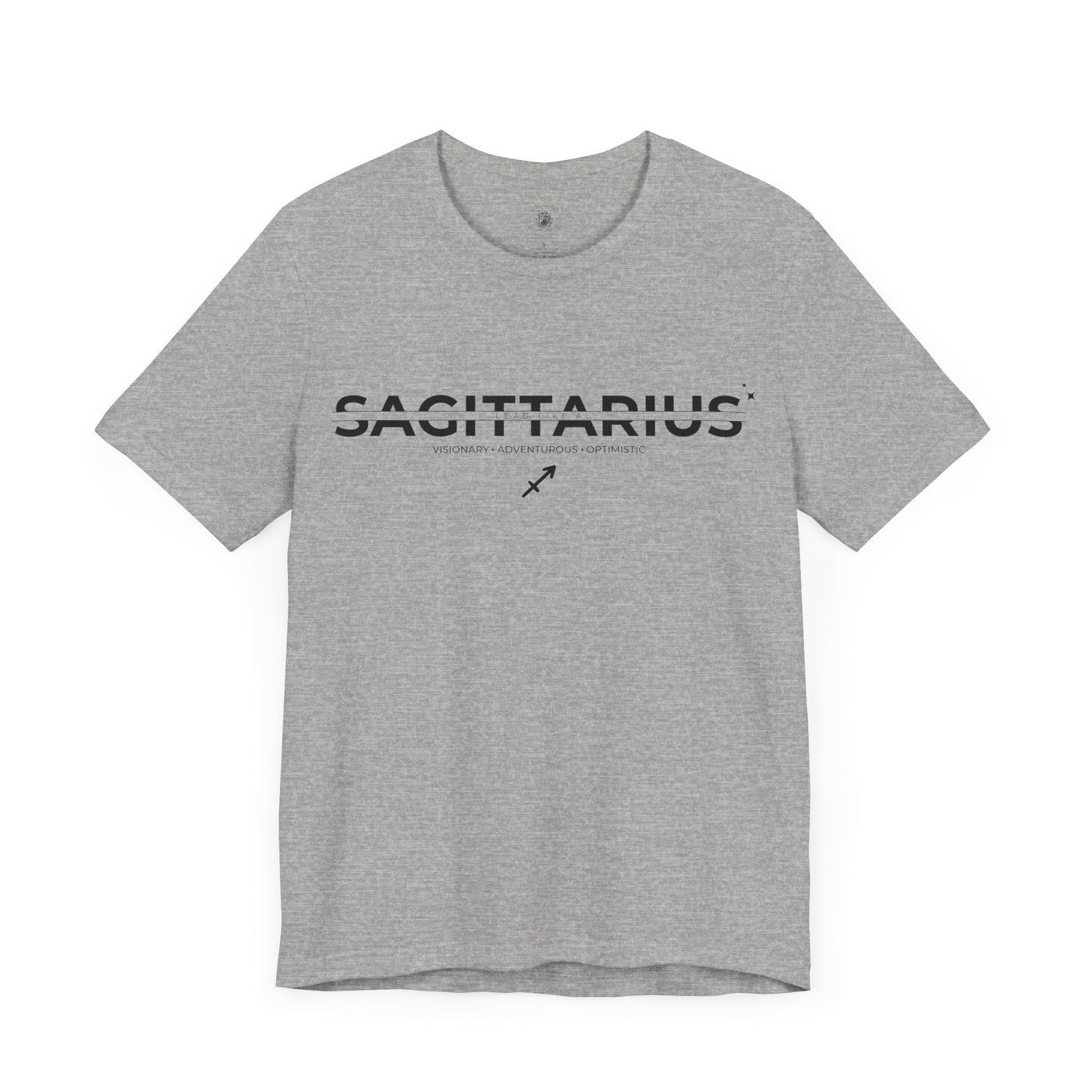 Lead Like a Sagittarius #3 - Black on Heather Colors