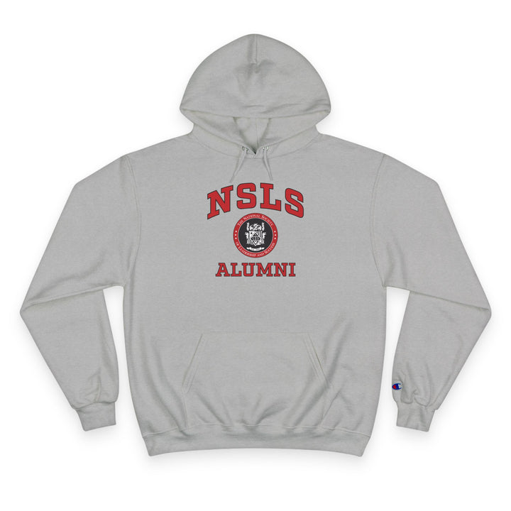 NSLS Champion Alumni Logo Pullover Hoodie - Grey