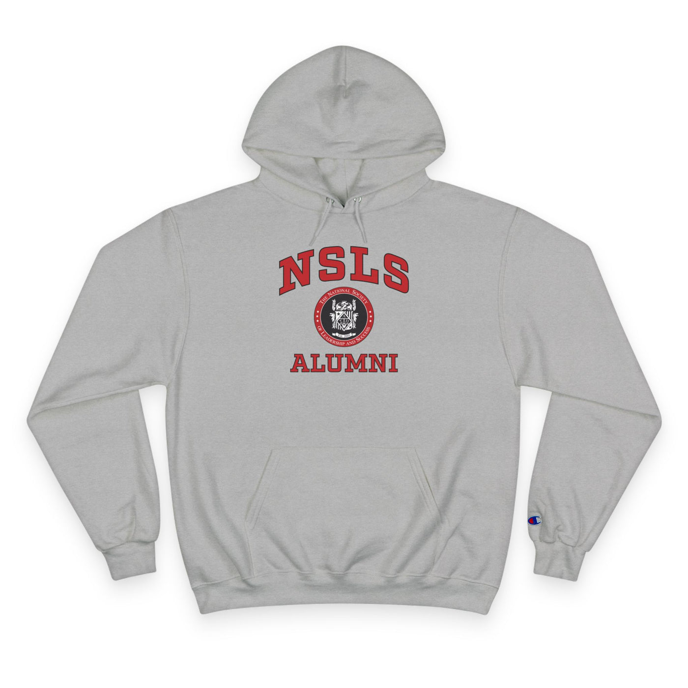 NSLS Champion Alumni Logo Pullover Hoodie - Grey