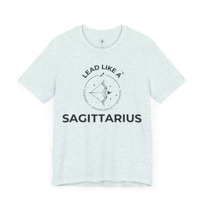 Lead Like a Sagittarius #2 - Black on Heather Colors