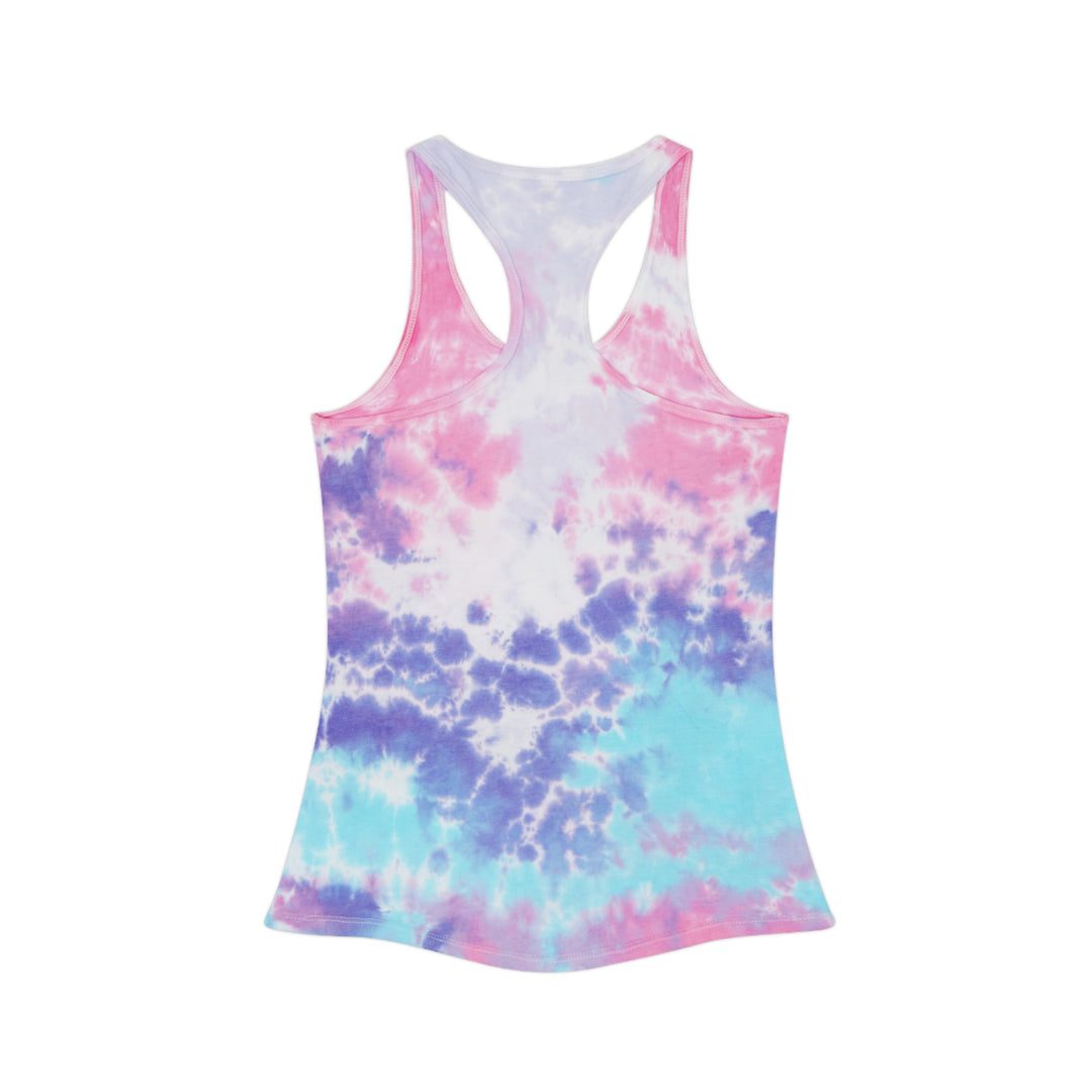 Sigma Alpha Pi Colorful Tie Dye Racerback Tank Top