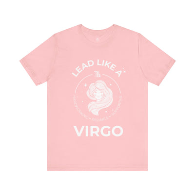 Lead Like a Virgo #2 - White on Heather Colors