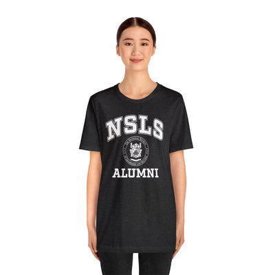 NSLS Alumni Logo T-Shirt - Dark Heather Grey