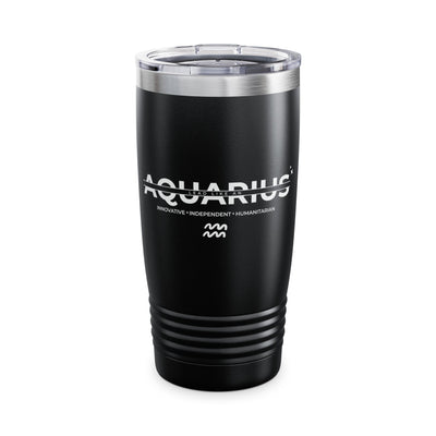 LEAD LIKE an Aquarius #3 - Black Ringneck Tumbler, 20oz