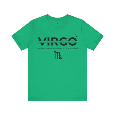 Lead Like a Virgo #3 - Black on Heather Colors