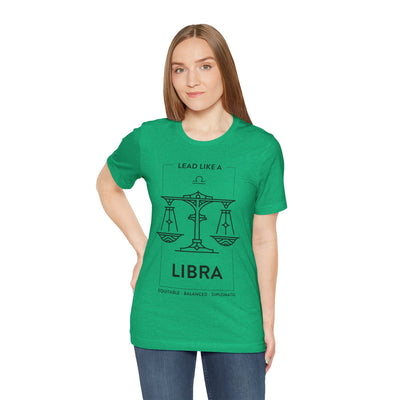 Lead Like a Libra #1 - Black on Heather Colors