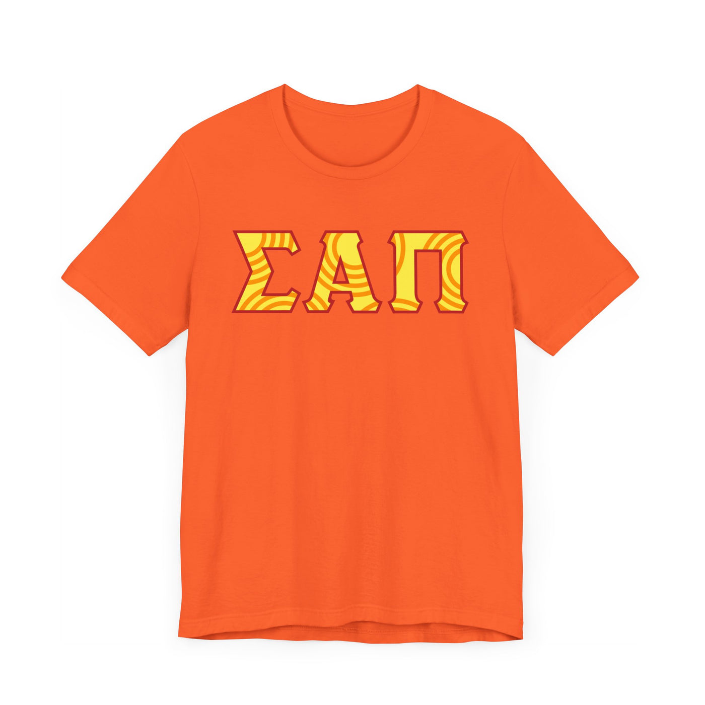 Sigma Alpha Pi Tee -  Yellow logo