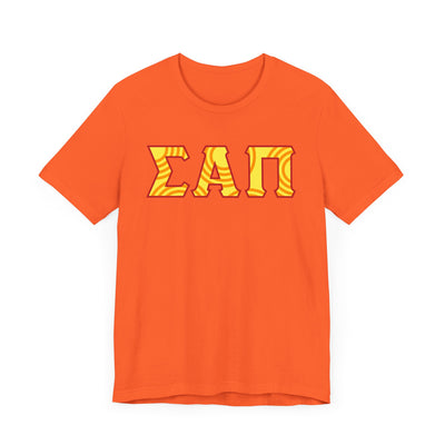 Sigma Alpha Pi Tee -  Yellow logo