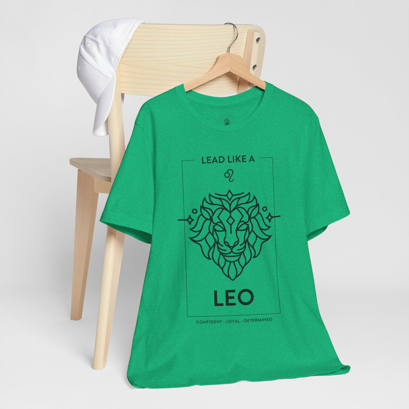 Lead Like a Leo #1 - Black on Heather Colors