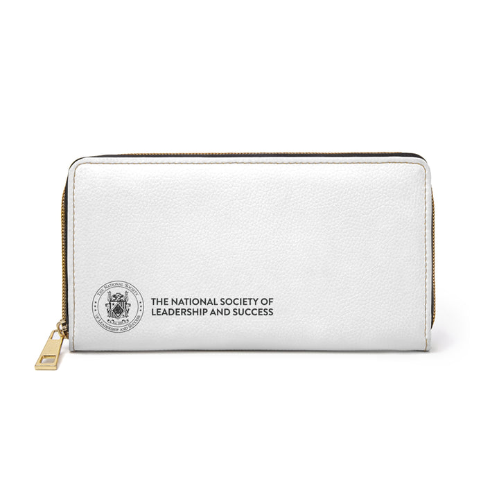 NSLS Zipper Wallet - White
