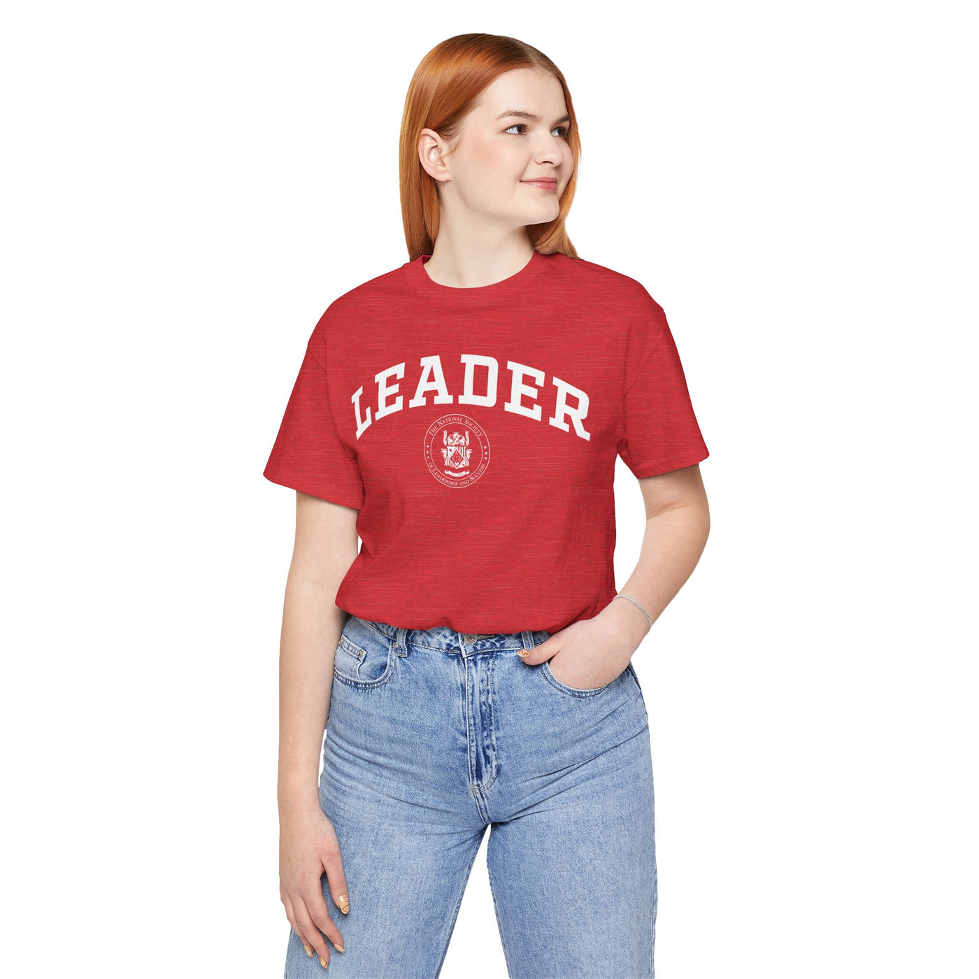 Leader T-Shirt - White With NSLS Seal