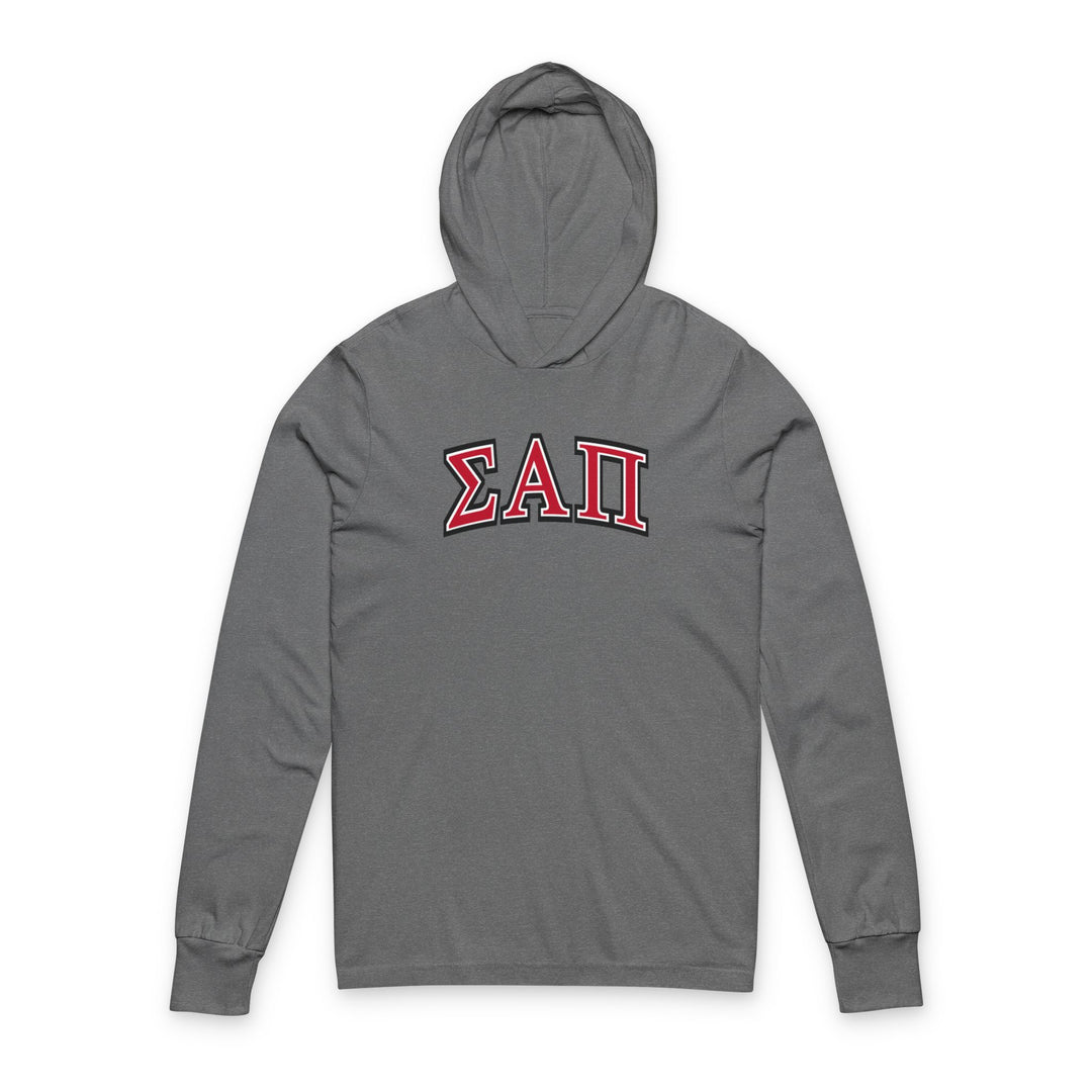 Sigma Alpha Pi - Unisex Hooded Long Sleeve Tee
