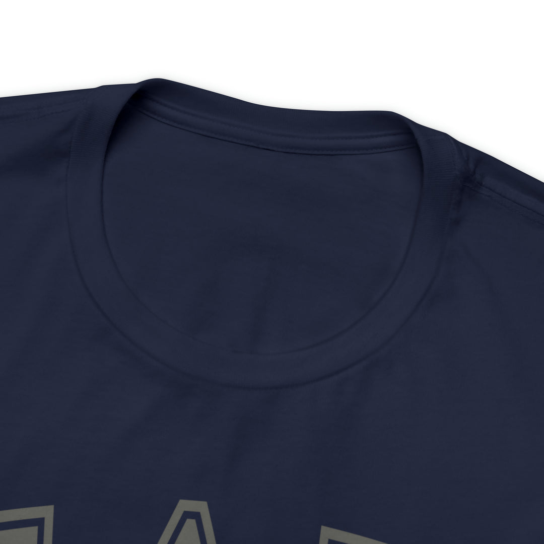 Sigma Alpha Pi Tee - GREY ON NAVY