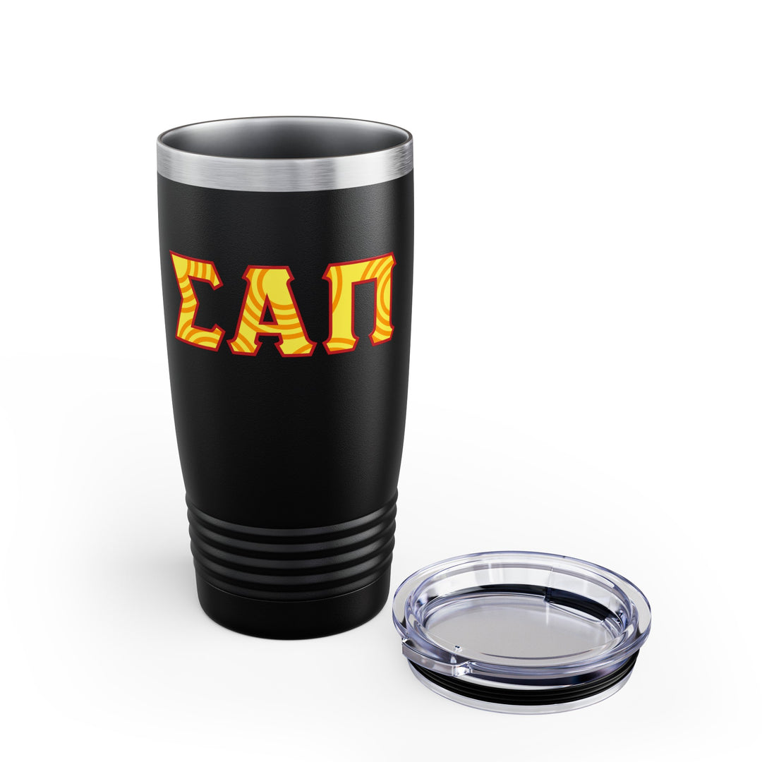 Sigma Alpha Pi - Ringneck Tumbler, 20oz - Yellow/Black