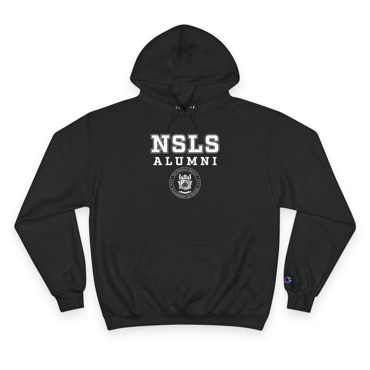 NSLS Champion Alumni Logo Stack Hoodie - Black/Navy