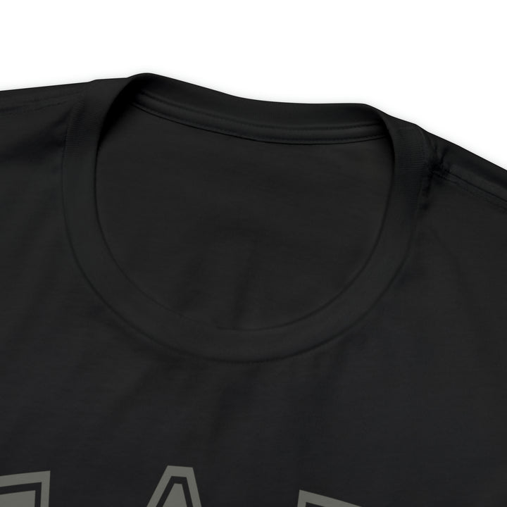 Sigma Alpha Pi Tee - Grey on Black