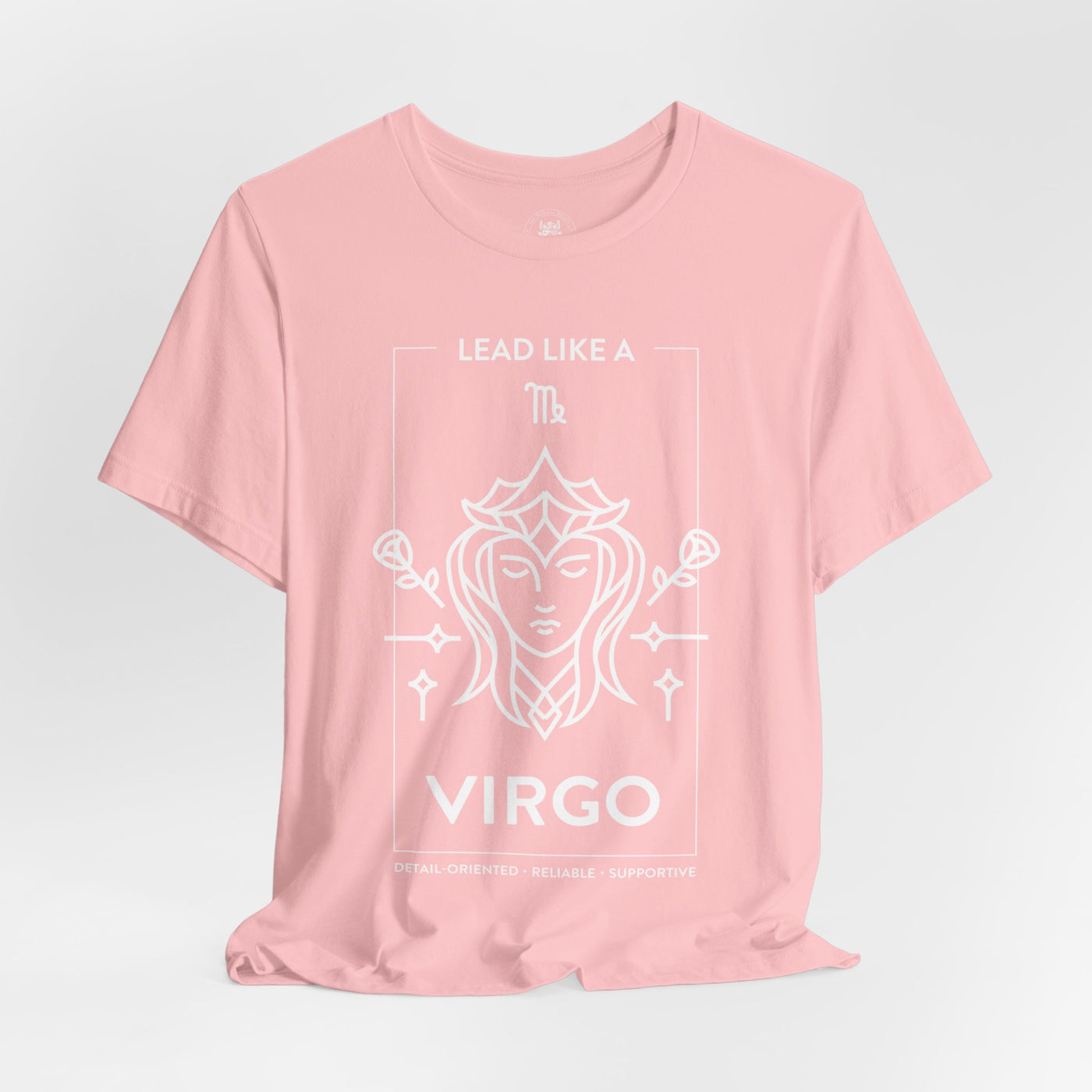 Lead Like a Virgo #1 - White on Heather Colors