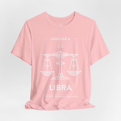 Lead Like a Libra #1 - White on Heather Colors