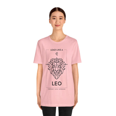 Lead Like a Leo #1 - Black on Heather Colors