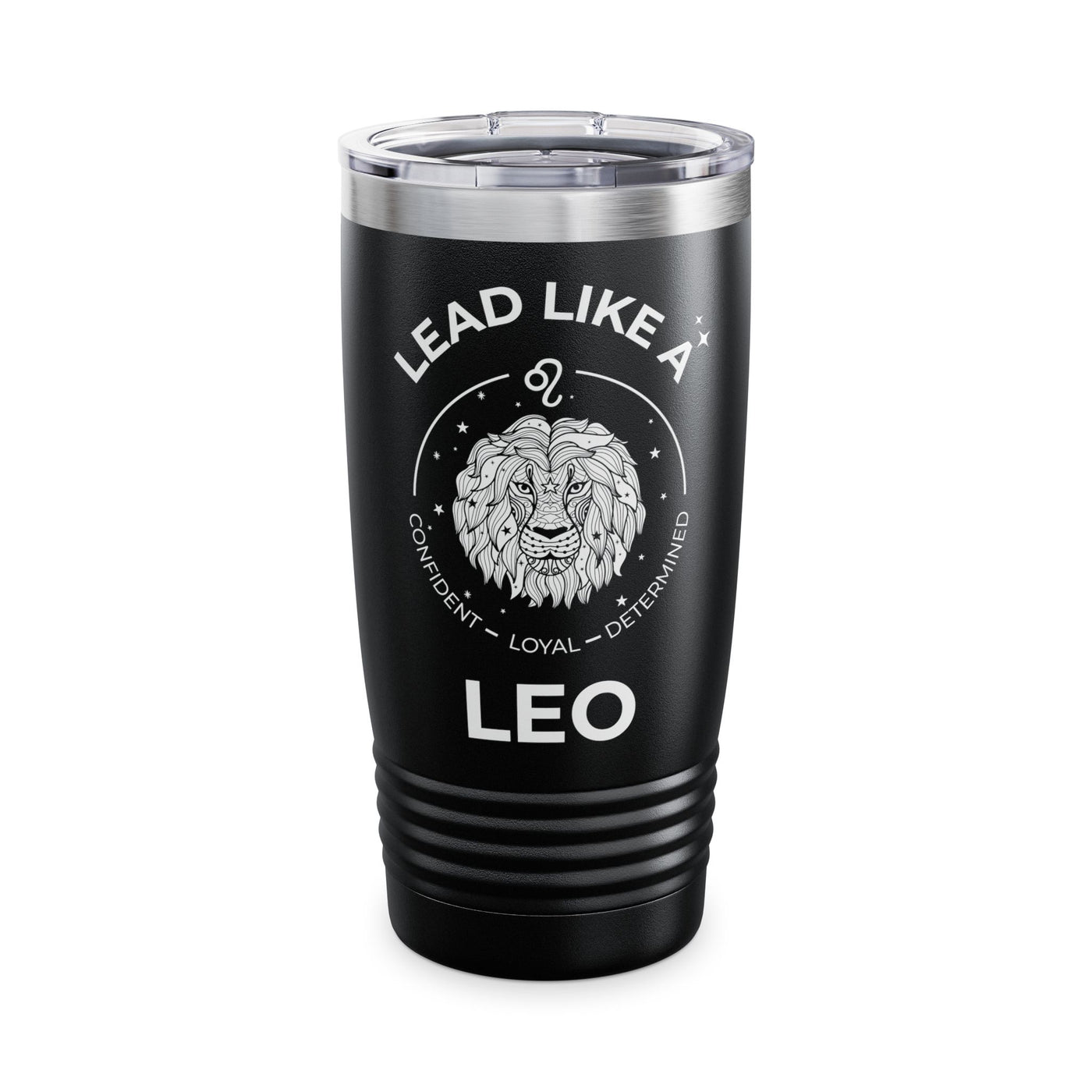 Lead Like a Leo #2 - Black Ringneck Tumbler, 20oz