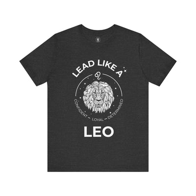 Lead Like a Leo #2 - White on Heather Colors