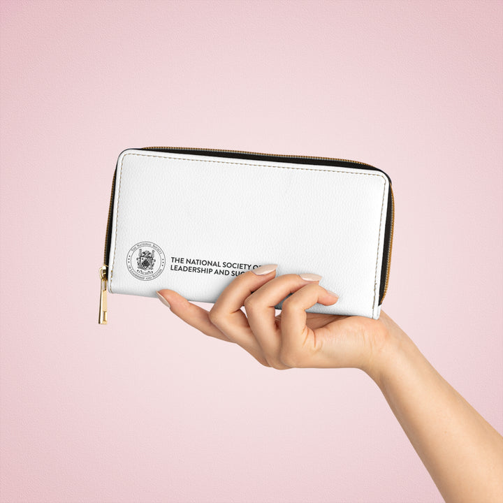 NSLS Zipper Wallet - White