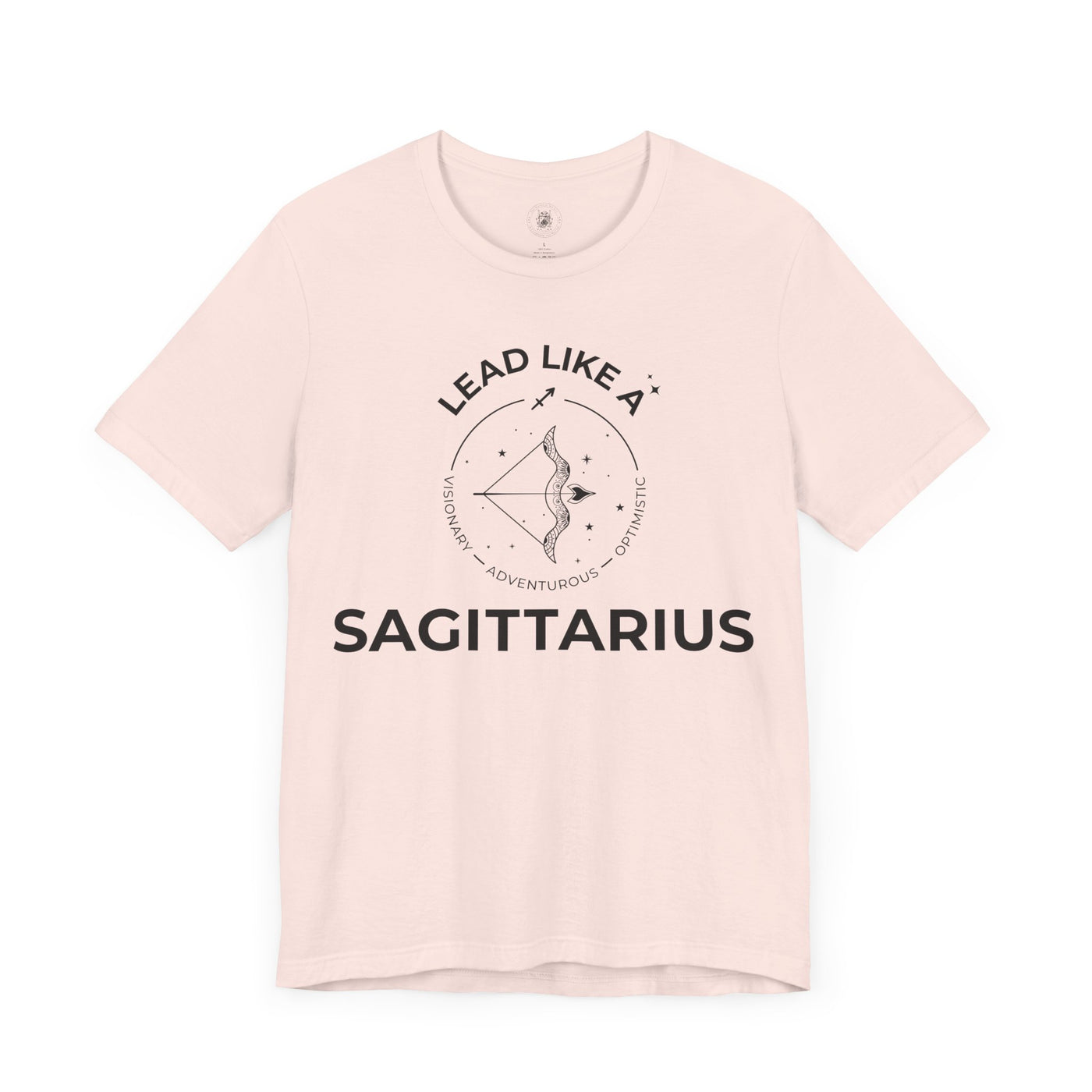 Lead Like a Sagittarius #2 - Black on Heather Colors