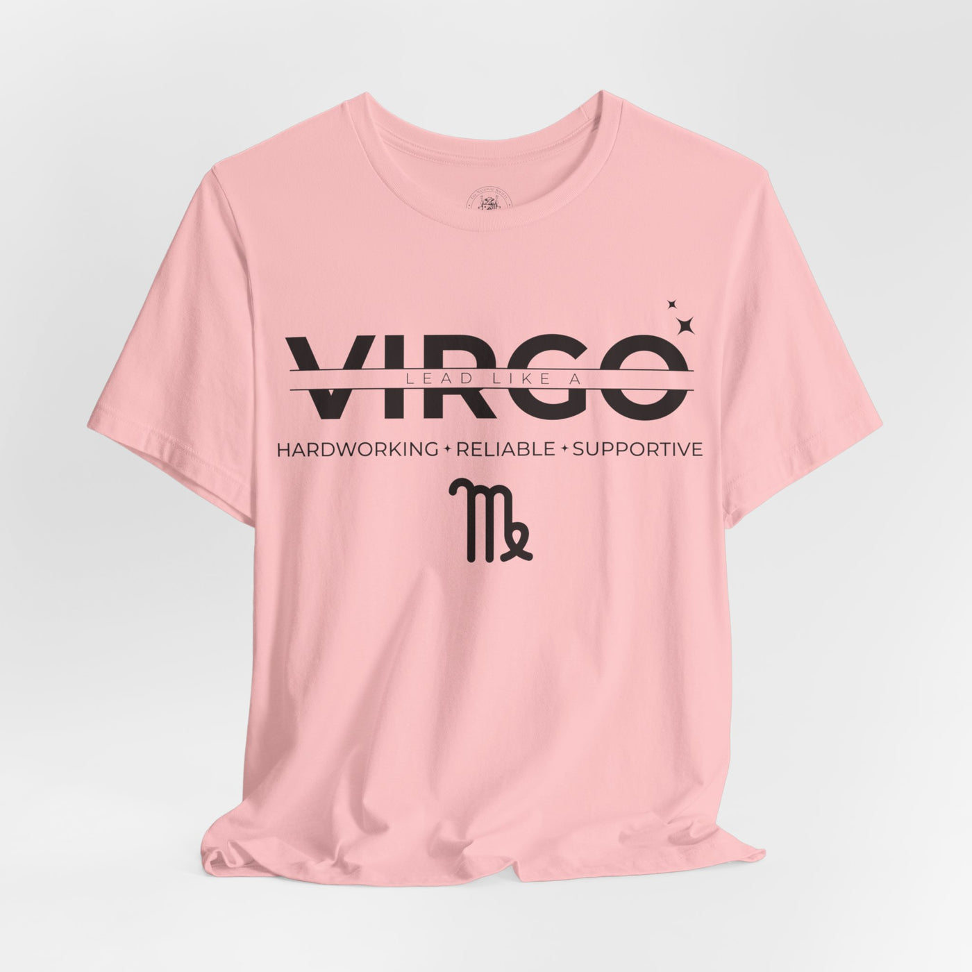 Lead Like a Virgo #3 - Black on Heather Colors