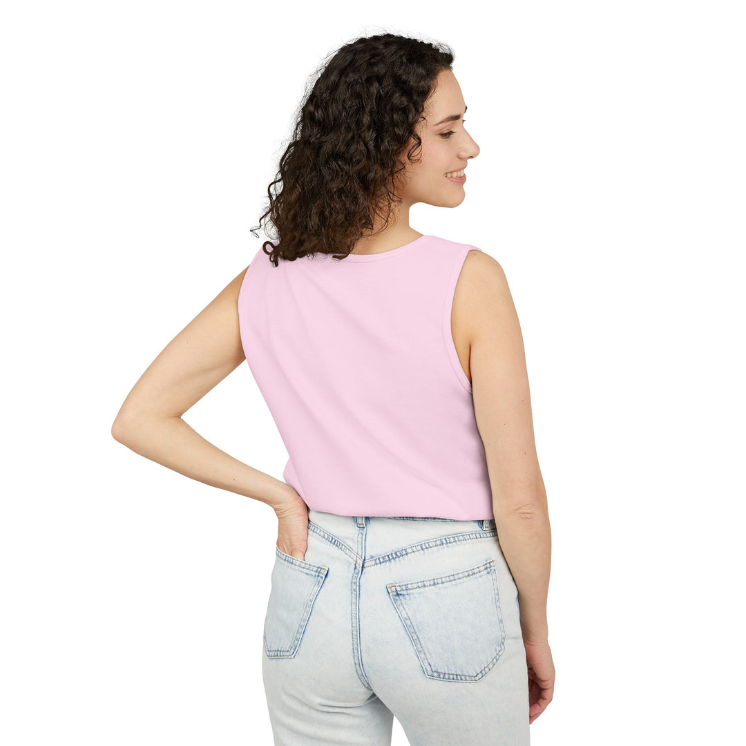 Sigma Alpha Pi Tank Top - Pink logo