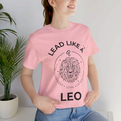 Lead Like a Leo #2 - Black on Heather Colors