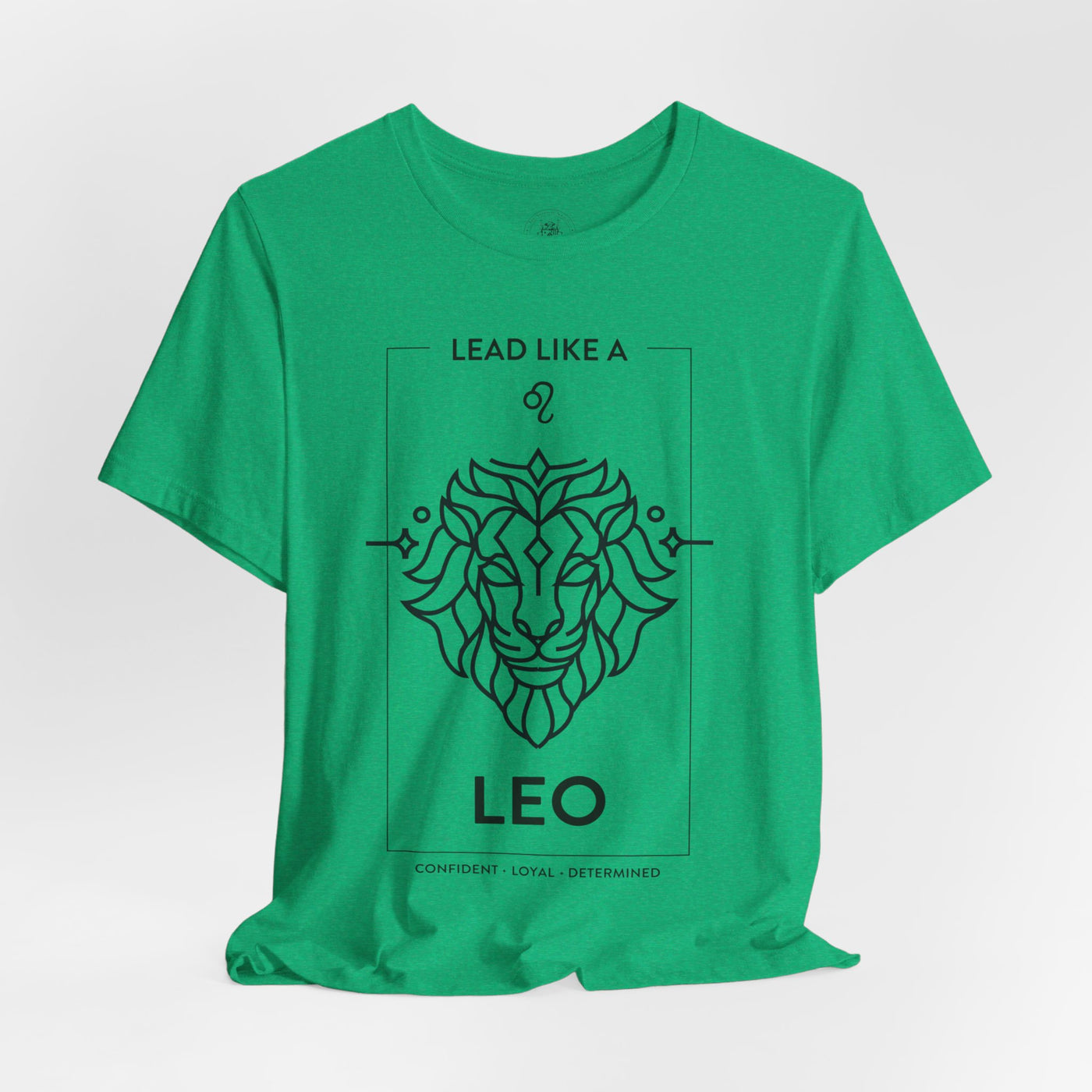 Lead Like a Leo #1 - Black on Heather Colors