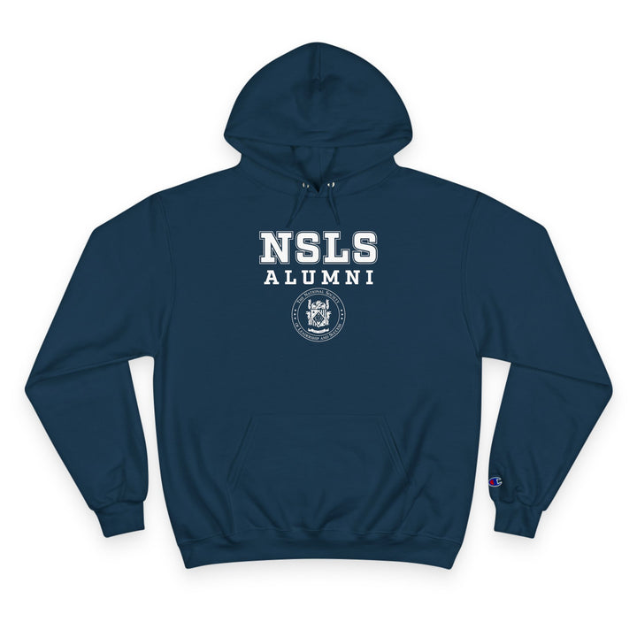 NSLS Champion Alumni Logo Stack Hoodie - Black/Navy