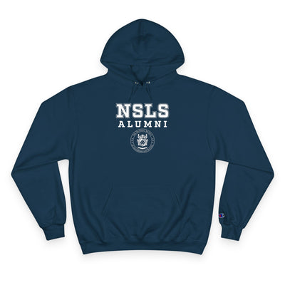 NSLS Champion Alumni Logo Stack Hoodie - Black/Navy