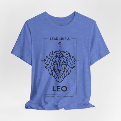 Lead Like a Leo #1 - Black on Heather Colors