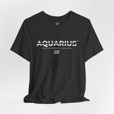 LEAD LIKE an Aquarius #3 - White on Heather Colors