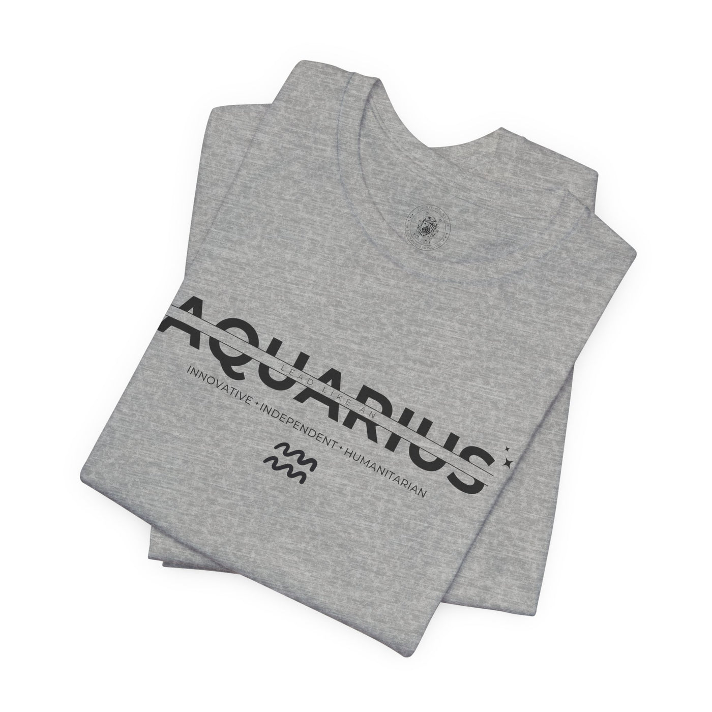 LEAD LIKE an Aquarius #3 - Black on Heather Colors