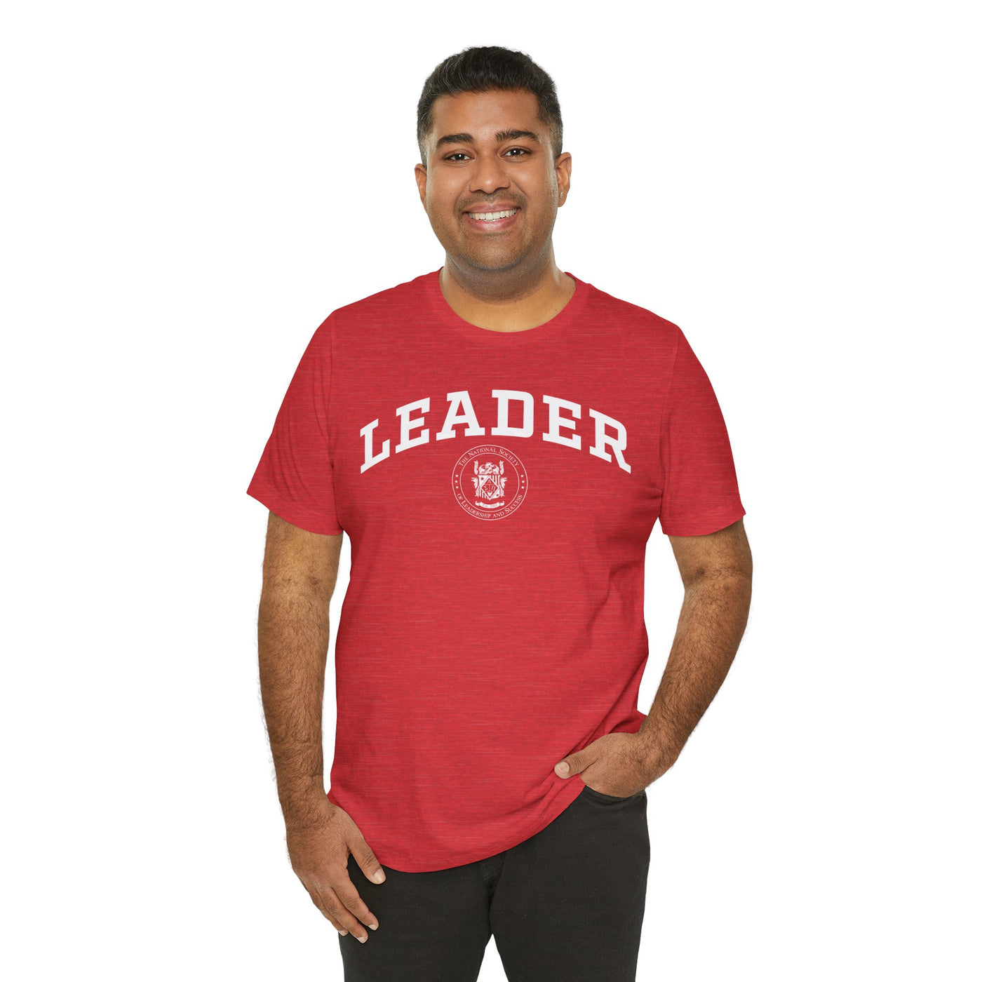 Leader T-Shirt - White With NSLS Seal