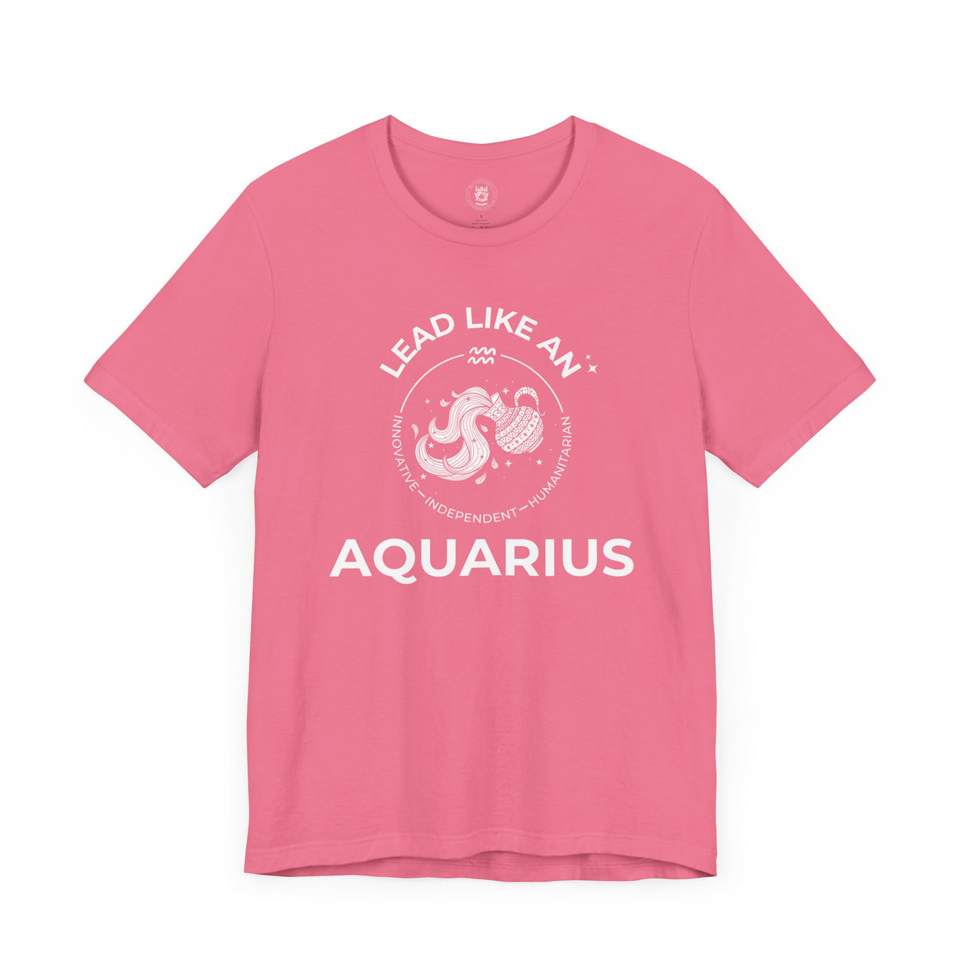 LEAD LIKE an Aquarius #2 - White on Heather Colors